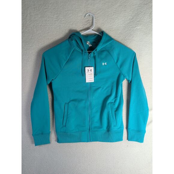 NEW Under Armour Hoodie Jacket Womens Medium Storm ColdGear Zip Water Resistant - Picture 1 of 16